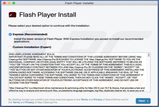 UniversalWebResults Adware (Mac)