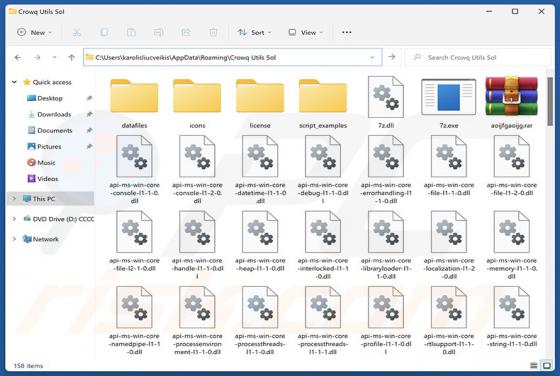 Crowq Utils Sol Applicazione indesiderata