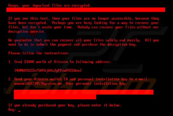 HybridPetya Ransomware