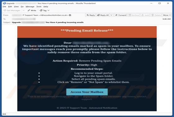 Pending Email Release Truffa
