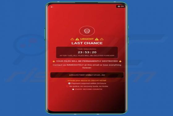 DroidLock Malware (Android)