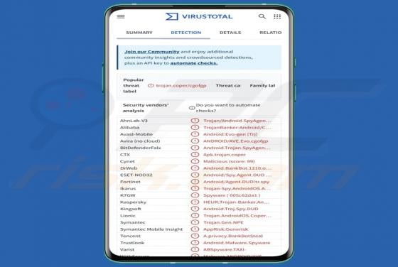 Trojan bancario Massiv (Android)