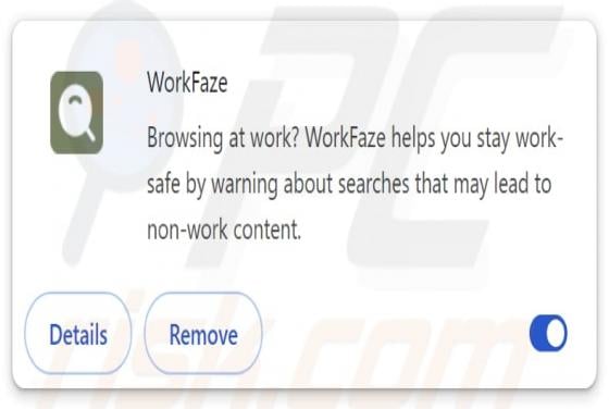 Myworkfaze.com reindirizzamento