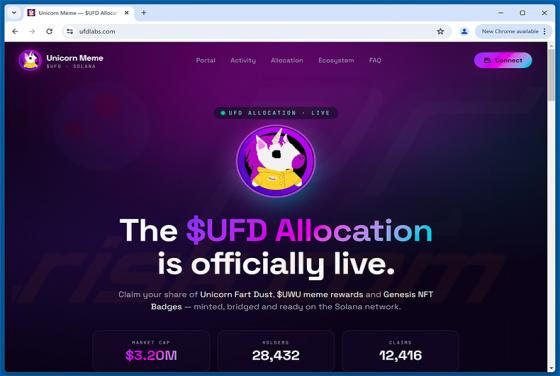 Unicorn Fart Dust ($UFD) Allocation truffa