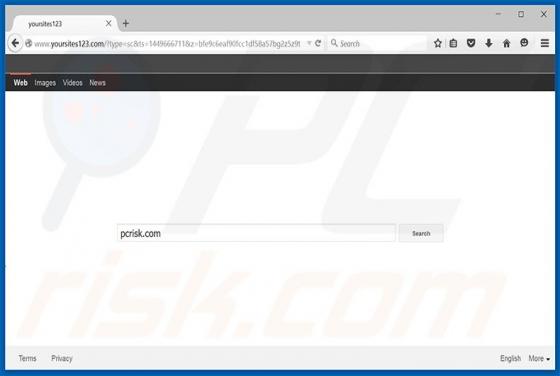 Yoursites123.com Dirottatore