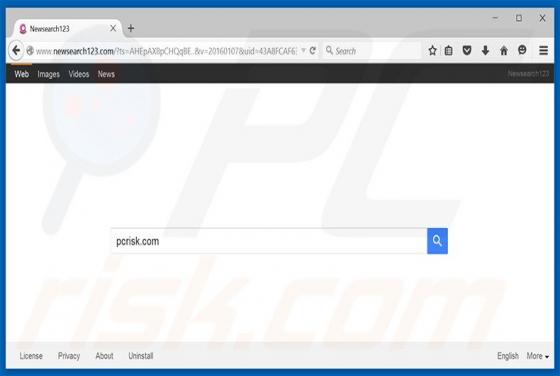 Newsearch123.com Dirottatore
