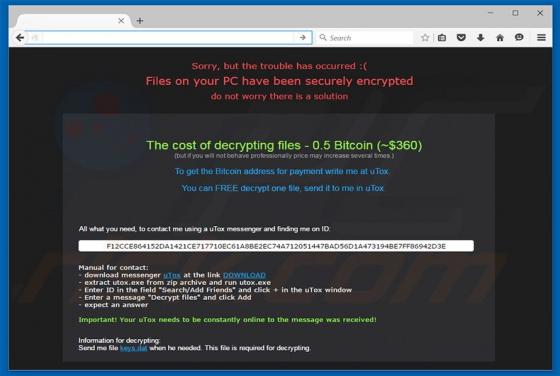 CryptoRoger Ransomware