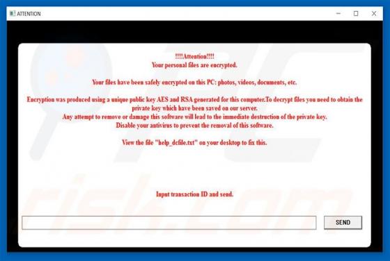 Help_dcfile Ransomware