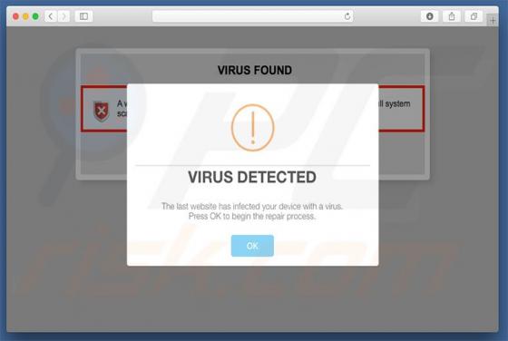 Virus Found Scam (Mac)