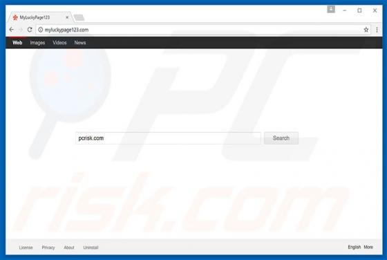 Myluckypage123.com Dirottatore