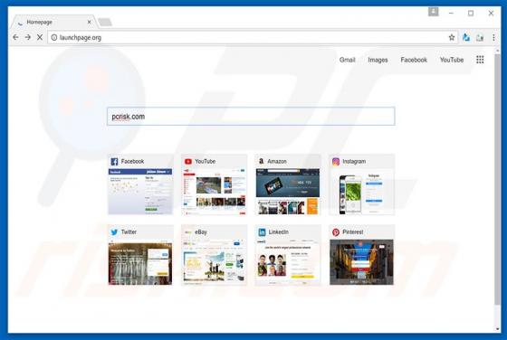Launchpage.org Dirottatore