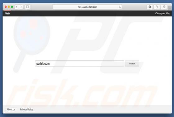My-search-start.com Dirottatore (Mac)
