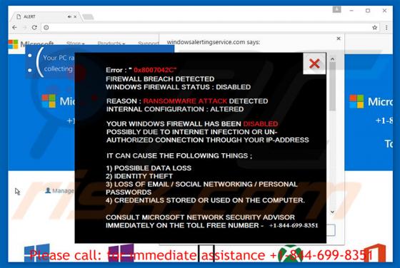 Suspicious Ransomware Activity, truffa