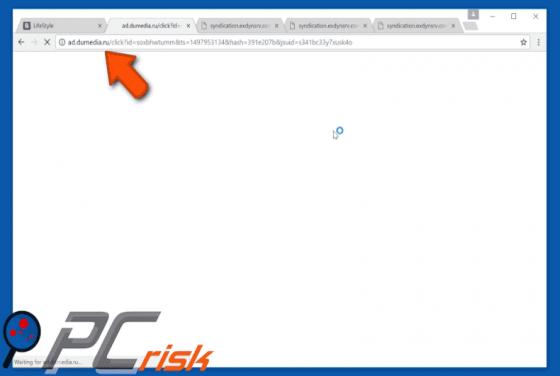 Ad.dumedia.ru Dirottatore