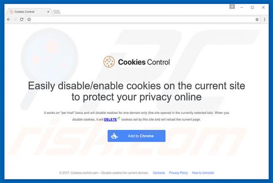 Cookies Control Adware