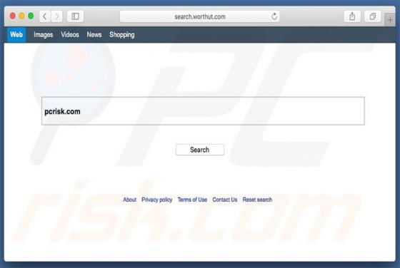 Search.worthut.com Dirottatore (Mac)