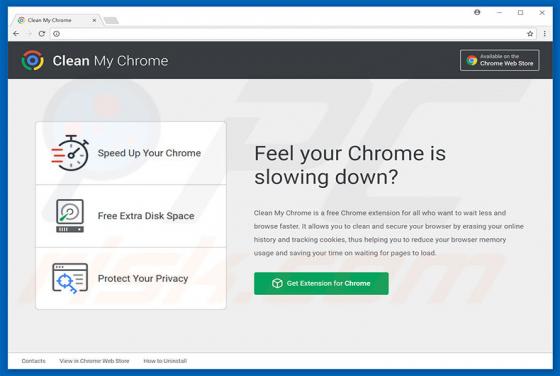 Clean My Chrome Adware