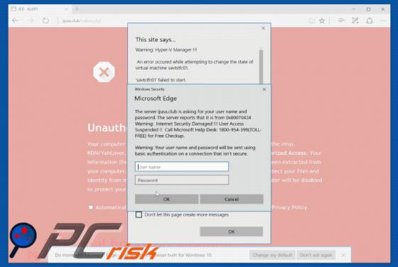 Unauthorized Access Detected ! Truffa