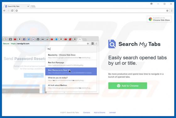 Search My Tabs Adware