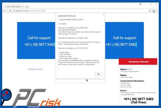 Ransomware Detected Truffa