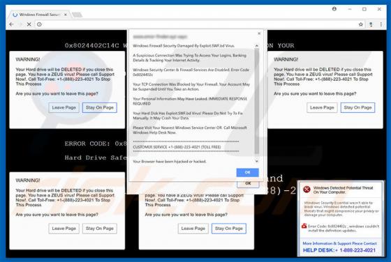 Exploit.SWF.bd Virus Truffa