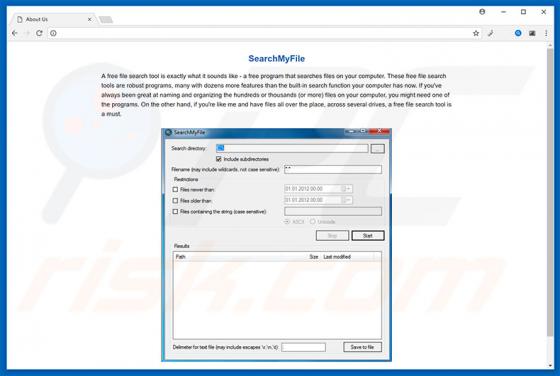 SearchMyFile Adware