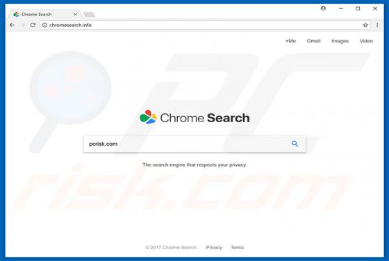 Chromesearch.info Dirottatore