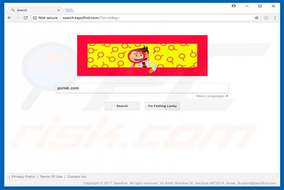 Search.tapufind.com Dirottatore