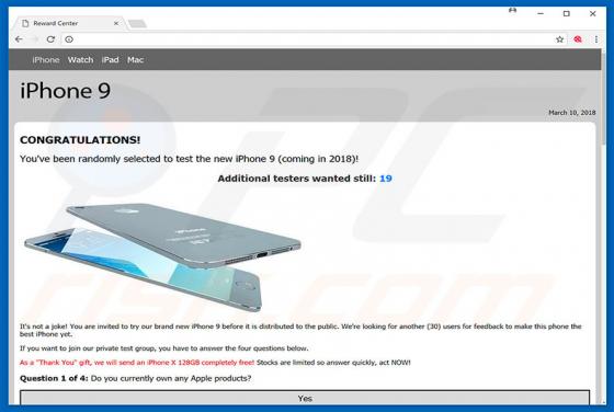 You've Been Selected To Test iPhone 9 Truffa