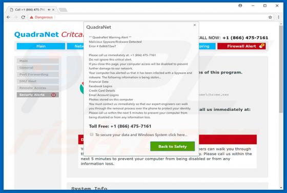 Comcast Cable Warning Alert Truffa