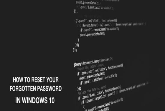 Come resettare la password dimenticata in Windows 10?
