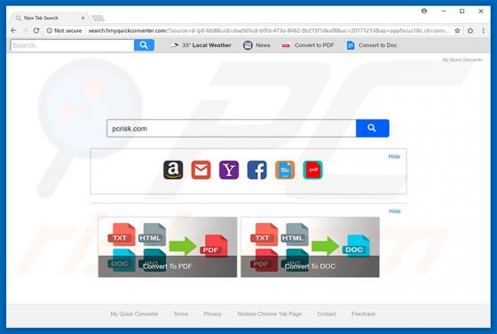 Hmyquickconverter.com Dirottatore