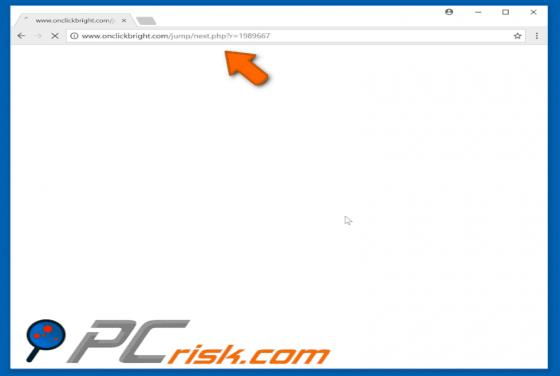 Onclickbright.com POP-UP Dirottatore