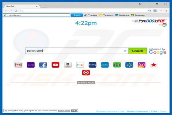 FromDocToPDF Toolbar