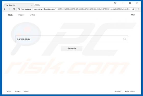 Go.mennythanks.com Dirottatore