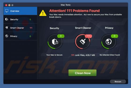 Applicazione Indesiderata Mac Tonic (Mac)