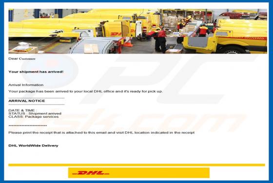 DHL Express Email Virus