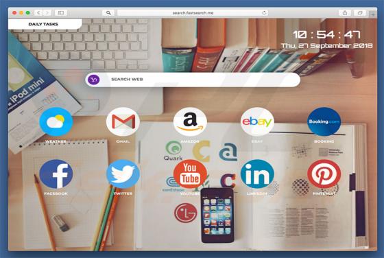 Search.fastsearch.me Dirottatore (Mac)