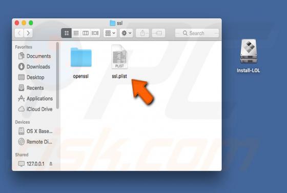 Ssl.plist Virus (Mac)