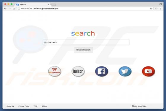 Search.globalsearch.pw Dirottatore (Mac)