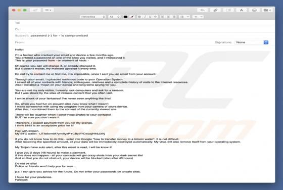 Hacker Who Cracked Your Email And Device Email Scam