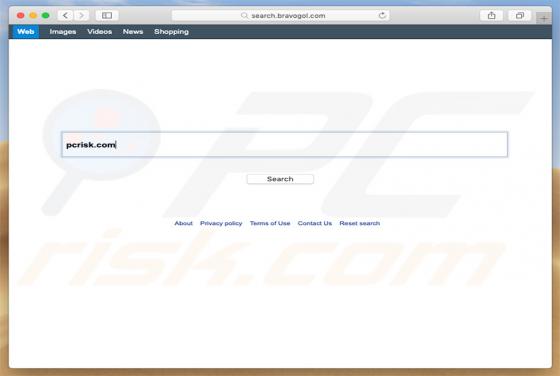 Search.bravogol.com Dirottatore (Mac)