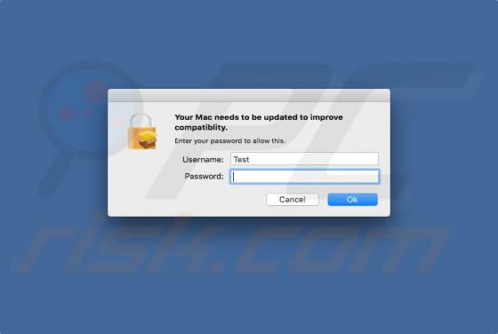 Your Mac Needs To Be Updated To Improve Compatibility POP-UP Virus (Mac)