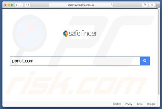 Search.safefinderformac.com Dirottatore (Mac)