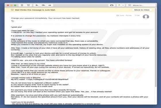 I Have Bad News For You Email Truffa