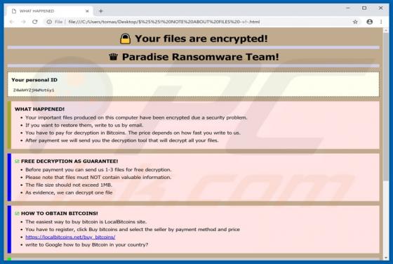 VACv2 Ransomware