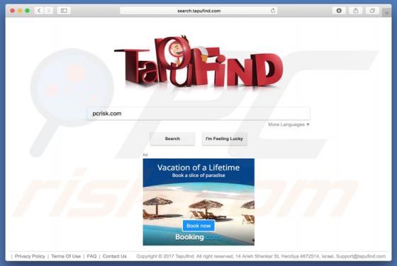 Search.tapufind.com Dirottatore (Mac)