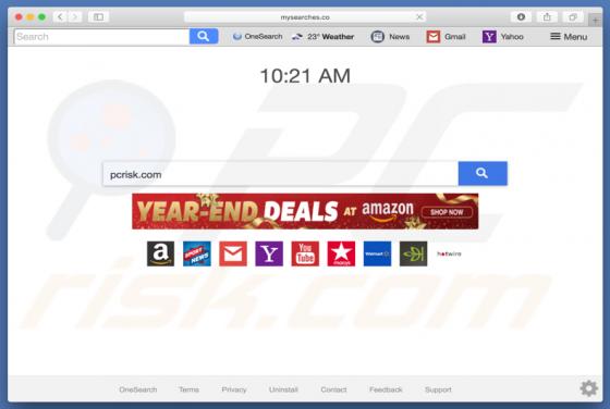 Mysearches.co Dirottatore (Mac)