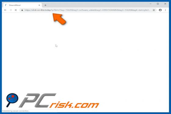 Click-on-this.today POP-UP Dirottatore