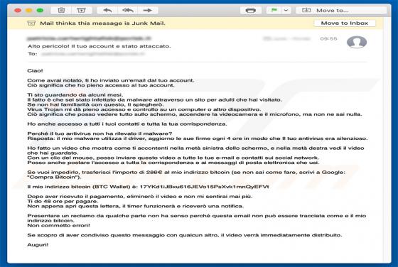 Come Avrai Notato Email Truffa